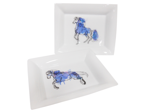 Pin tray Horses